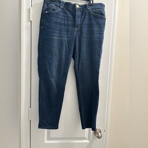 Democracy "Ab"solution® Ankle Skimmer Indigo Jean Size 16 STYLE B1176BKAN